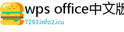 wps office中文版